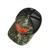 Gorra Trucker Profesional de Camuflaje con Bordado 3D, Gorra de Malla Ajustable con Visera Plana para Caza al Aire Libre