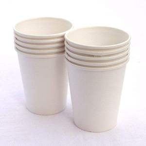 Gobelets en papier jetables à paroi simple épaissie 4oz 10oz 50 pièces pour usage domestique et commercial, gobelets blancs pour boissons chaudes - Product Image 4