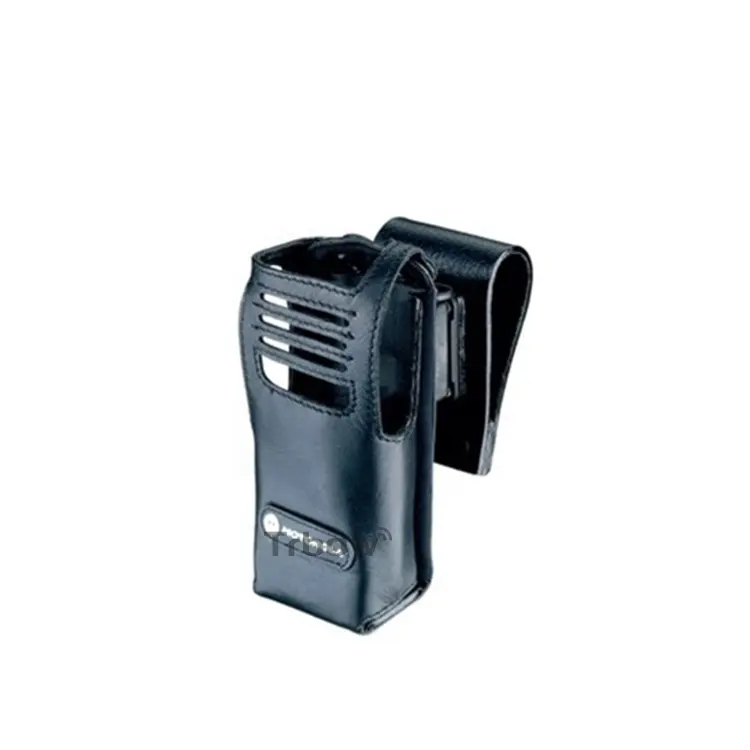 MOTOROLA PMLN5026 étui en cuir souple avec boucle de ceinture pivotante pour Motorola DP3400 DP3401 DP3600 DP3601walkie talkie