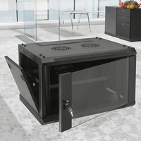 Armoire réseau 19 pouces 4U 6U 9U 12U 15U 18U 20U avec paroi en acier SPCC, profondeur 600 mm, porte vitrée avant, rack de serveur