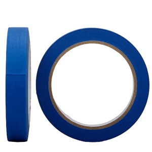 100 ℃   Ruban adhésif bleu résistant à la chaleur pour peintres, ruban de masquage résistant aux UV pendant 14 jours, vente en gros d'usine pour la rénovation - Product Image 3