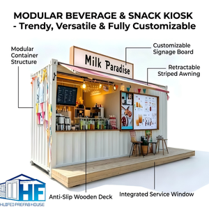Structure en acier préfabriquée multifonctionnelle, remorque mobile pour restauration rapide, camion de restauration en fibre de verre et boutique pour utilisation en <span class=keywords><strong>restaurant</strong></span> - Product Image 2