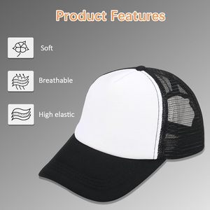 5 gói in kỹ thuật số nhân vật Mũ bóng chày giản dị có thể điều chỉnh Mũ <span class=keywords><strong>Trucker</strong></span> unisex Polyester lưới phổ biến - Product Image 5