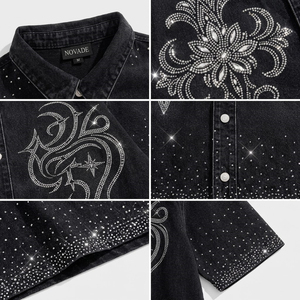 T-shirt en coton personnalisé OEM avec poche, 100% Algodao, délavé à l'acide, pour hommes, imprimé, Camisetas <span class=keywords><strong>Polo</strong></span> Premium Masculina, ButtonJeans CasualDenim - Product Image 3