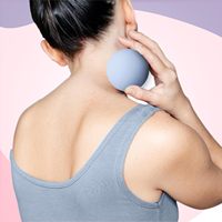 Pelota de Silicona para Fitness y Lacrosse, Liberación Miofascial, para Puntos de Gatillo, Relajación Muscular Profunda para Músculos Adoloridos y Hombros