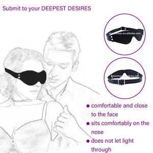 Masque pour les yeux en silicone BDSM, harnais de bondage, sangle, masque pour les yeux pour le jeu de rôle, flirt, accessoires de bondage, jouets sexuels - Product Image 5