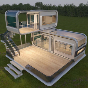 Bâtiment préfabriqué conteneurisé à deux étages avec terrasse extérieure, idéal pour <span class=keywords><strong>café</strong></span>, magasin de détail et utilisation commerciale événementielle - Product Image 5