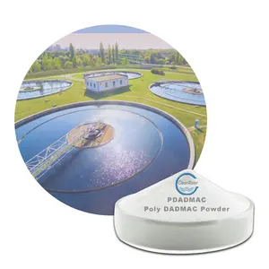 Poly Diallyldimethylammonium Chloride PDADMAC 100% Polydadmac Powder used as flocculant in water treatment