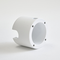 Pièces en aluminium usinées sur mesure par CNC, revêtement en poudre blanche, boîtier en aluminium pour équipement industriel OEM