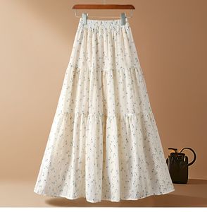 Mù<span class=keywords><strong>a</strong></span> Hè Mới Thời Trang Retro Dài Một Dòng Hoa In Bãi Biển Boho Giản Dị Cao Eo Váy xếp li Cho Phụ Nữ - Product Image 6