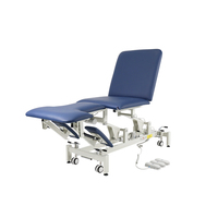 Lit de traction chiropratique et de physiothérapie électrique réglable, cadre métallique, décompression spinale, massage, lit de spa