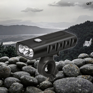 ไฟจักรยานหน้าแบบชาร์จได้ รุ่นใหม่ สว่างพิเศษ 1500 ลูเมนส์ 3*T6 LED กันน้ำ ถอดเร็ว ไฟฉายติดจักรยาน - Product Image 3