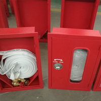 Boîte rouge pour tuyau d'incendie de Chine, 1,5x30m, type encastré, armoire pour enrouleur de tuyau d'incendie, boîte ignifuge