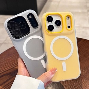 Funda magnética simple 2 en 1 de TPU y PC para teléfono móvil, colores neón, cubierta trasera para iPhone 17 Pro Max 16 15 14 13, venta al por mayor - Product Image 2