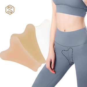 Protège-entrejambe en silicone sans couture multi-formes avec colle, anti-effet camel toe - Product Image 2