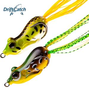 Мягкая приманка DriftCatch 6.5см 15.6г из ПВХ, имитация лягушки, 6 цветов, в индивидуальной упаковке, плавающая, для поверхностной ловли, для пресноводной рыбалки на басса и щуку - Product Image 1