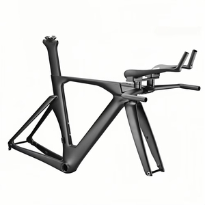 Cadre de vélo de route en carbone pour cyclocross, cadre de triathlon TT <span class=keywords><strong>Aero</strong></span> léger T1100 S/M/L - Product Image 2