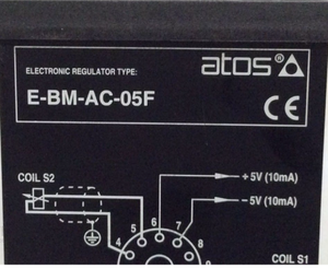 ATOS E-BM-AC-05F Amplificateur électronique AMPLIFICATEUR Hydraulique E-BM-AC Pilotes électroniques EN STOCK - Product Image 2