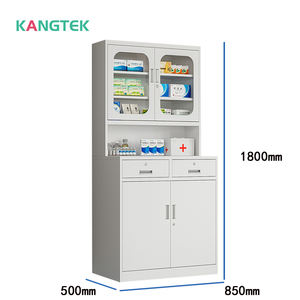 KANGTEK toptan hastane mobilyası büyük depolama alanı tıbbi oda ilaç aynalı dolap - Product Image 2