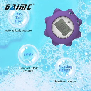 GAIMC GBT114 экологически чистый пластиковый детский душ плавающий игрушечный Цифровой Детский термометр для ванны воды - Product Image 6
