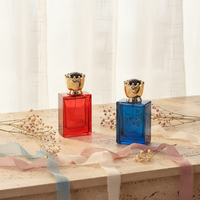 Ensemble de flacons de parfum en verre vides de luxe personnalisés en gros pour l'usine de remplissage de parfums, entreprise cosmétique, fabricant direct
