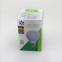 Boîte en papier neutre personnalisée vide pour ampoule LED, boîte en carton ondulé pliable personnalisée, boîtes d'emballage pour ampoule LED
