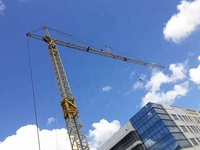 QTK40 mini grue à tour auto-posée avec contrôle de fil ou télécommande grue à tour à montage rapide