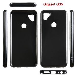 Funda de teléfono de silicona negra azabache para <span class=keywords><strong>Gigaset</strong></span> GS5/GS5 Pro Fundas de TPU suave Funda protectora trasera - Product Image 6