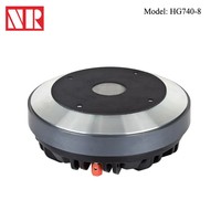 Unité audio de haute qualité, tweeter à diaphragme en titane haute fréquence de 75,5 mm, unité de haut-parleur 8 ohms, haut-parleur haut de gamme HG740-8