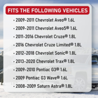 Tutup Katup untuk Chevrolet Pontiac Saturn - Aveo Cruze Sonic G3 Astra - 1.6L 1.8L - Menggantikan 55558673 55564395 96889998 264-920