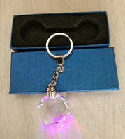 Mini porte-clés logo personnalisé avec lumière LED Porte-clés logo personnalisé LED 3D Cadeaux promotionnels Mini veilleuse LED Lumière décorative