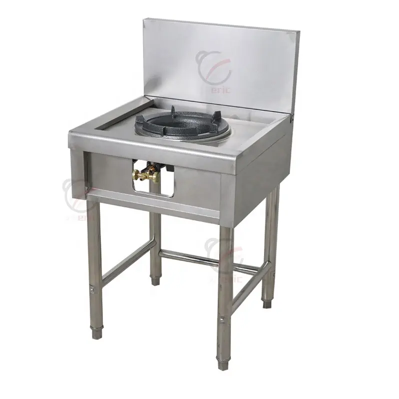 Chinese Manufacturer's Commercial Industrial Gas Wok Stove Cooking range With 1-Burner