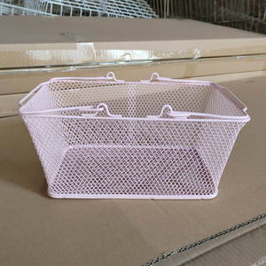 Vente Directe d'Usine Panier <span class=keywords><strong>de</strong></span> Magasin <span class=keywords><strong>de</strong></span> Cosmétiques Panier d'Achat <span class=keywords><strong>de</strong></span> Détail pour Épicerie Petit Panier <span class=keywords><strong>de</strong></span> Supermarché Rose Personnalisé - Product Image 4