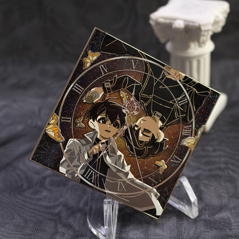 Personalized Custom Design Anime Cartoon Metal Lapel Badge UV Printing Hard Enamel Pin Custom Lapel Pins