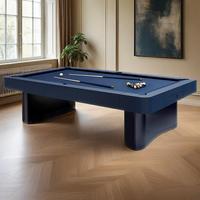 Table de billard sur mesure 8ft 9ft, table de billard de luxe design, bois massif, surface en cuir, professionnelle, commerciale