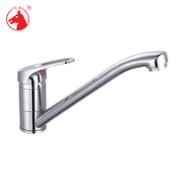 Robinet classique moderne à une poignée en laiton avec noyau de valve en céramique pour eau chaude et froide Garantie de 3 ans pour l'utilisation de l'évier de cuisine de l'hôtel