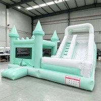 Château gonflable de jardin, petite structure de saut gonflable, aire de jeux gonflable extérieure pour enfants