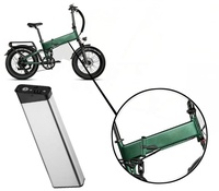Caja de Batería Oculta para Bicicleta Eléctrica ALX107, 36V-72V 18650/21700, Aleación de Aluminio de Alta Calidad + ABS/PC Reforzado, Absorción de Impactos, Personalizable