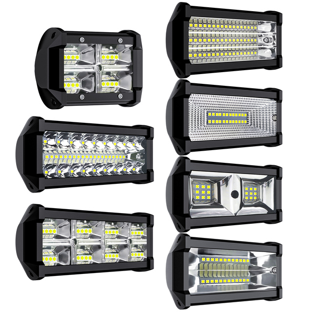 2022 New Designs Led Bar Light for Car Pickup Mini Tractor Truck Parts 12V 24V Car Led Lights