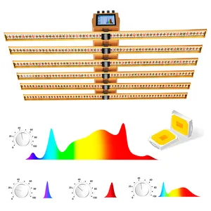 複数のスペクトル720WKoniea収穫5X5垂直ファーム、赤IR UV、タイマーLEDグローライトストリップで個別に制御