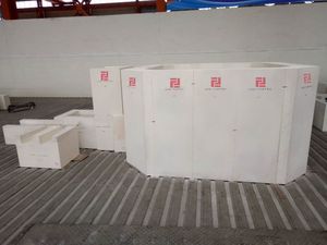 Bloques AZS personalizados con bajo contenido de sodio de alta densidad 1691/1711/para horno de vidrio - Product Image 2
