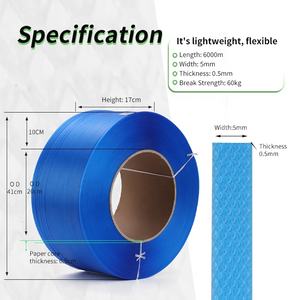 Großhandel Custom Polypropylen PP Umreifung sband Rolle für manuelle PP <span class=keywords><strong>Strap</strong></span> <span class=keywords><strong>Band</strong></span> Kunststoff PP Packband - Product Image 2