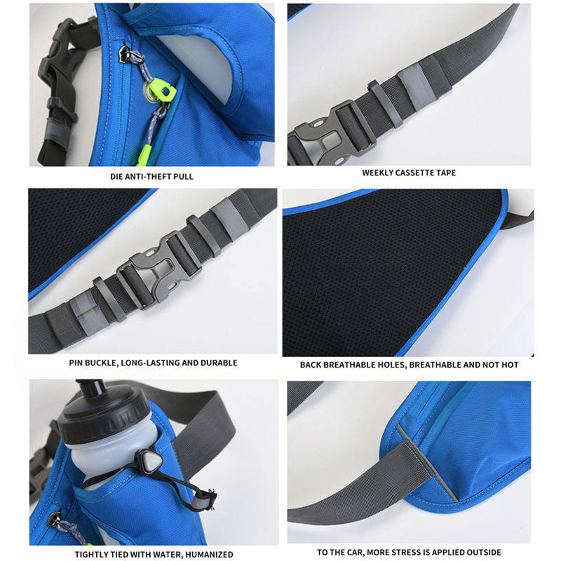 Outdoor Fitness Fanny Pack Running Sports Belt Bag Waterproof Multi ...