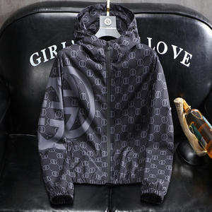 Vêtements de mode pour hommes, veste décontractée à capuche, manteau d'automne, veste imprimée streetwear pour hommes - Product Image 5