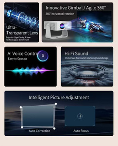 Smart X3 <b>Android</b> <b>Projector</b> 1080P HD Portable Home Theater <b>Projector</b> Indoor Bedroom Wall Video <b>Projector</b> - Product Image 3