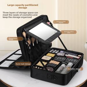 Bolsa <span class=keywords><strong>de</strong></span> Cosméticos Portátil <span class=keywords><strong>de</strong></span> Gran Capacidad para Maquilladores, Almacenamiento <span class=keywords><strong>de</strong></span> Cosméticos, Almacenamiento <span class=keywords><strong>en</strong></span> <span class=keywords><strong>el</strong></span> Hogar, Herramientas <span class=keywords><strong>de</strong></span> Tatuaje y Arte <span class=keywords><strong>de</strong></span> Uñas - Product Image 4