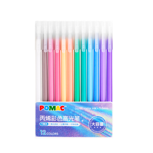 Stylos gel blancs multicolores pour croquis, pointe de 0,8 mm, encre acrylique, marqueurs de surlignage, flux fluide, outils de dessin graphique et <span class=keywords><strong>manga</strong></span> - Product Image 5