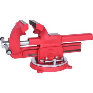 KS TOOLS Tornillo de Banco paralelo con placa redonda, 120 mm - Product Image 1