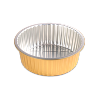 Bâtonnet allume-feu jetable rond de 3000 ml, écologique, avec couvercle en aluminium, contenant à emporter en plastique PP