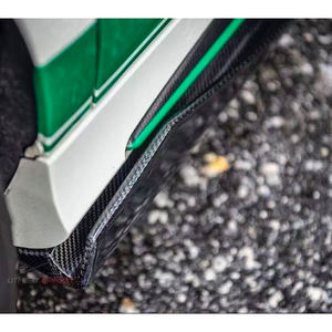 Extensions de pare-chocs en fibre de carbone véritable Style PK W117 pour Mercedes Benz Classe A W176 & <span class=keywords><strong>CLA</strong></span> Classe C117 <span class=keywords><strong>A250</strong></span> A45 CLA180 - Product Image 5